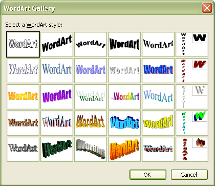 word art gallery